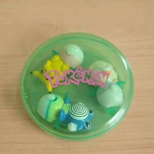 Vintage 1997 Pokemon Tomy Roll & Play Stampers- Pikachu/Poliwhirl/Chansey